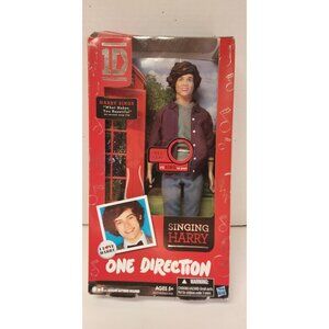 *RARE COLLECTIBLE* One Direction Harry Styles Purple Shirt  11" Doll  2011 NIB